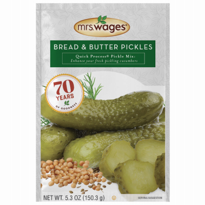 MARS. WAGES BREAD & BUTTER PICKLE MIX (5.3OZ)