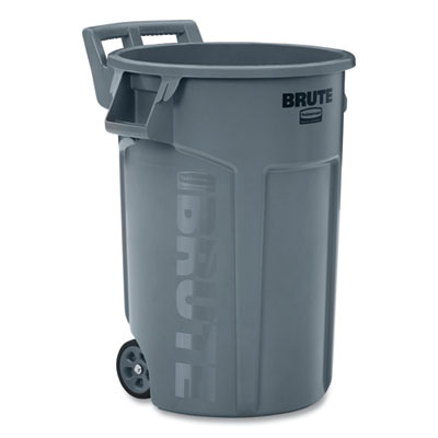 RUBBERMAID BRUTE 44 GALLON WHEELED TRASH CAN