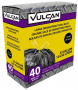 VULCAN 33 GALLON DRAWSTRING TRASH BAGS (40CT)