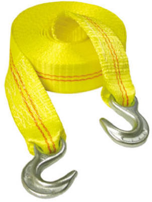 KEEPER 12000LB TOW STRAP W/ HOOKS (15FT)