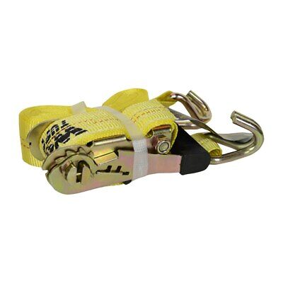 TUFF TOW 1.5" RATCHET STRAP W/ J-HOOKS (15FT)