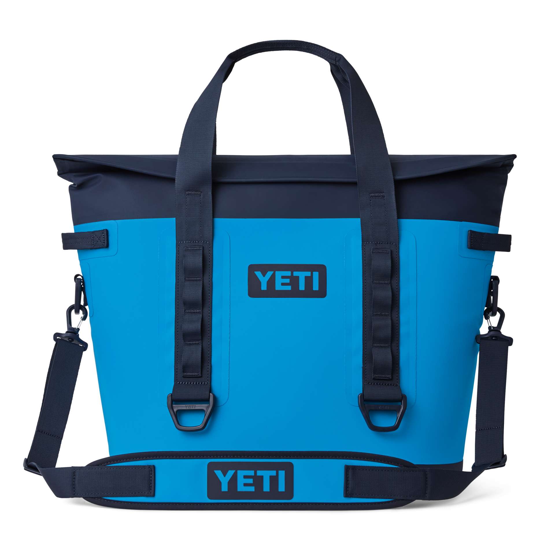 YETI HOPPER M30 TOTE SOFT COOLER - NAVY / BIG WAVE BLUE