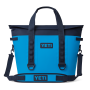 YETI HOPPER M30 TOTE SOFT COOLER - NAVY / BIG WAVE BLUE