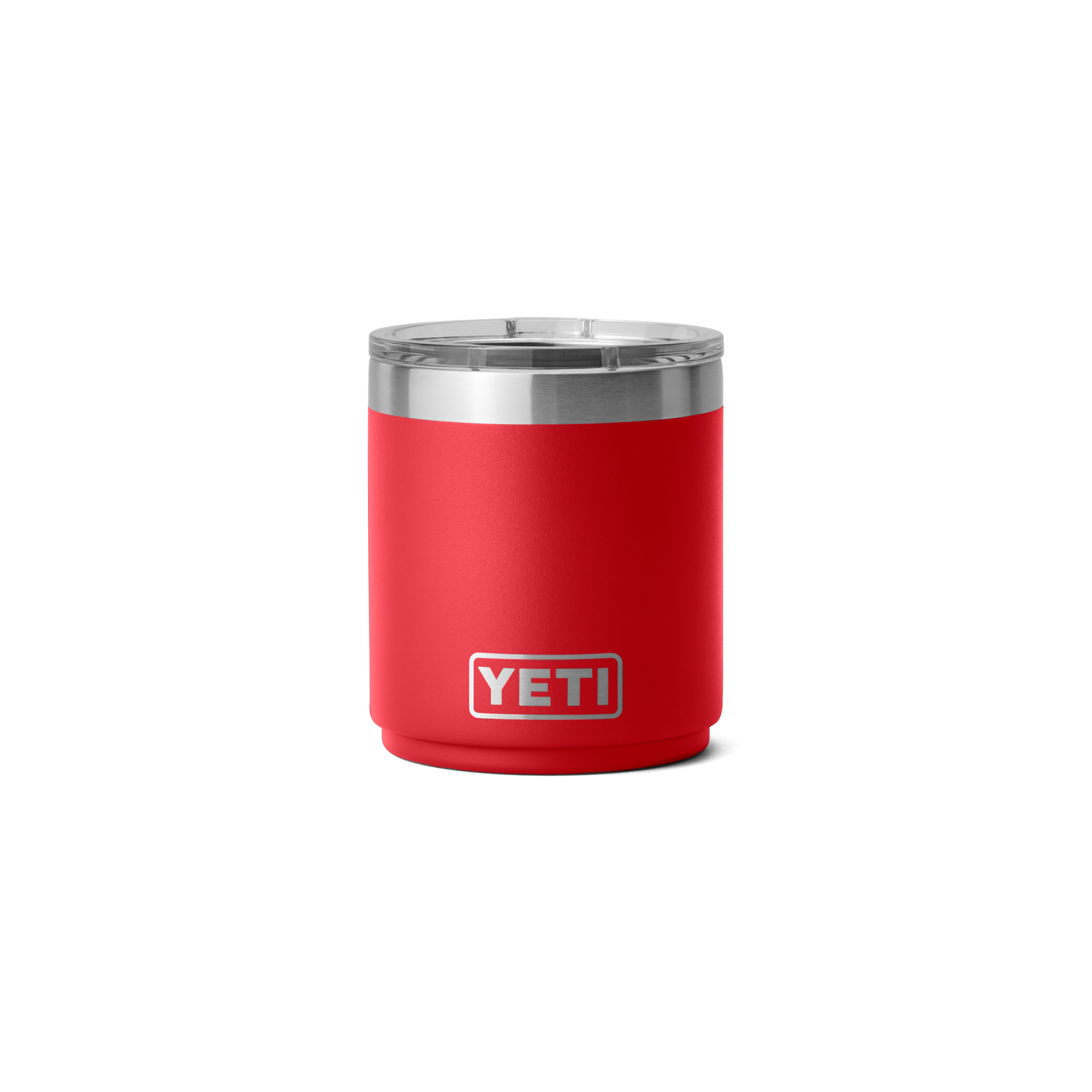 YETI RAMBLER 10OZ STACKABLE LOWBALL W/ MAGSLIDER LID - RED