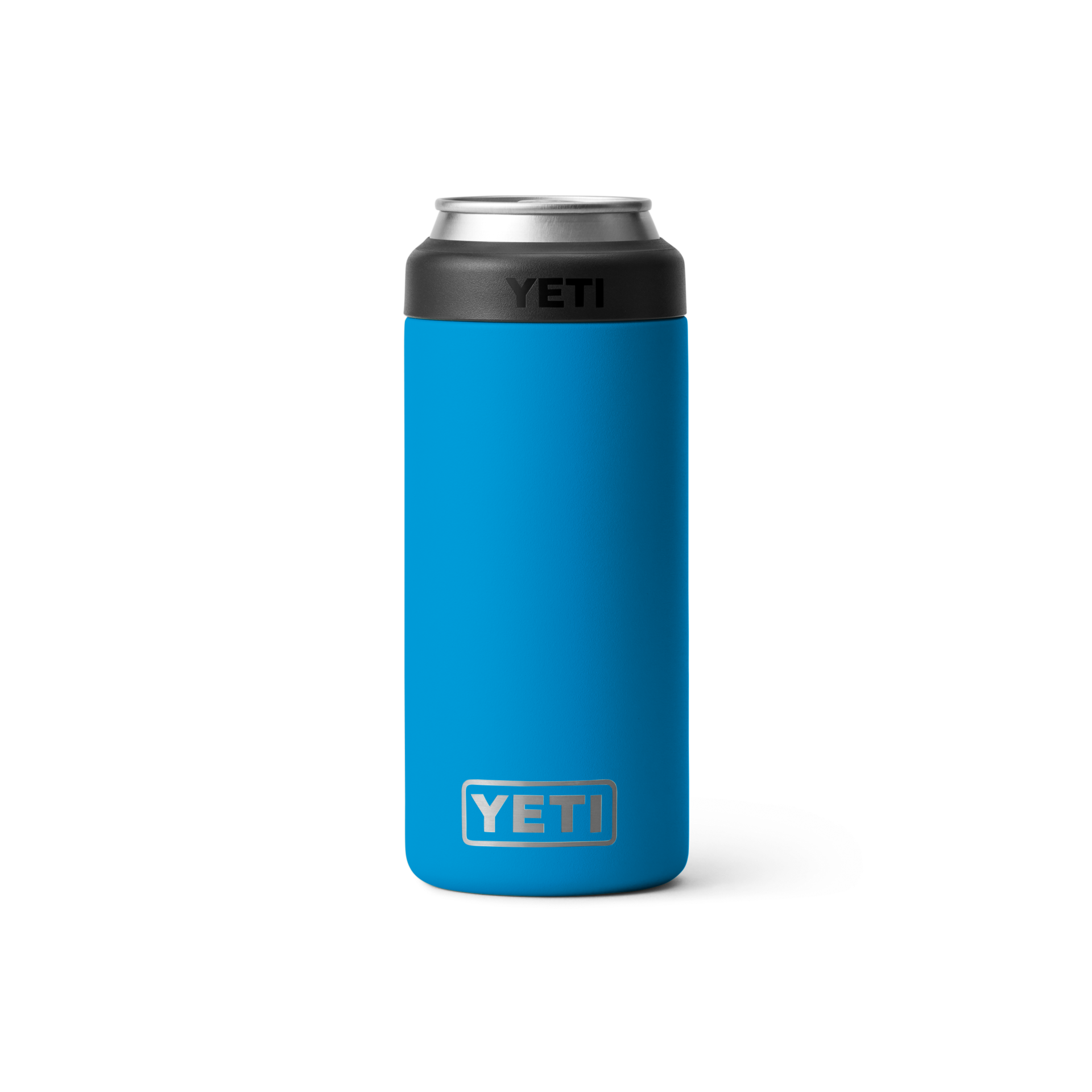 YETI RAMBLER 12OZ COLSTER SLIM CAN COOLER - BIG WAVE BLUE