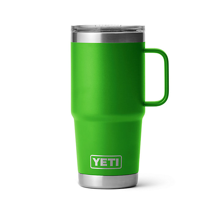 YETI RAMBLER 20OZ TRAVEL MUG W/ STRONGHOLD LID - CANOPY GREEN