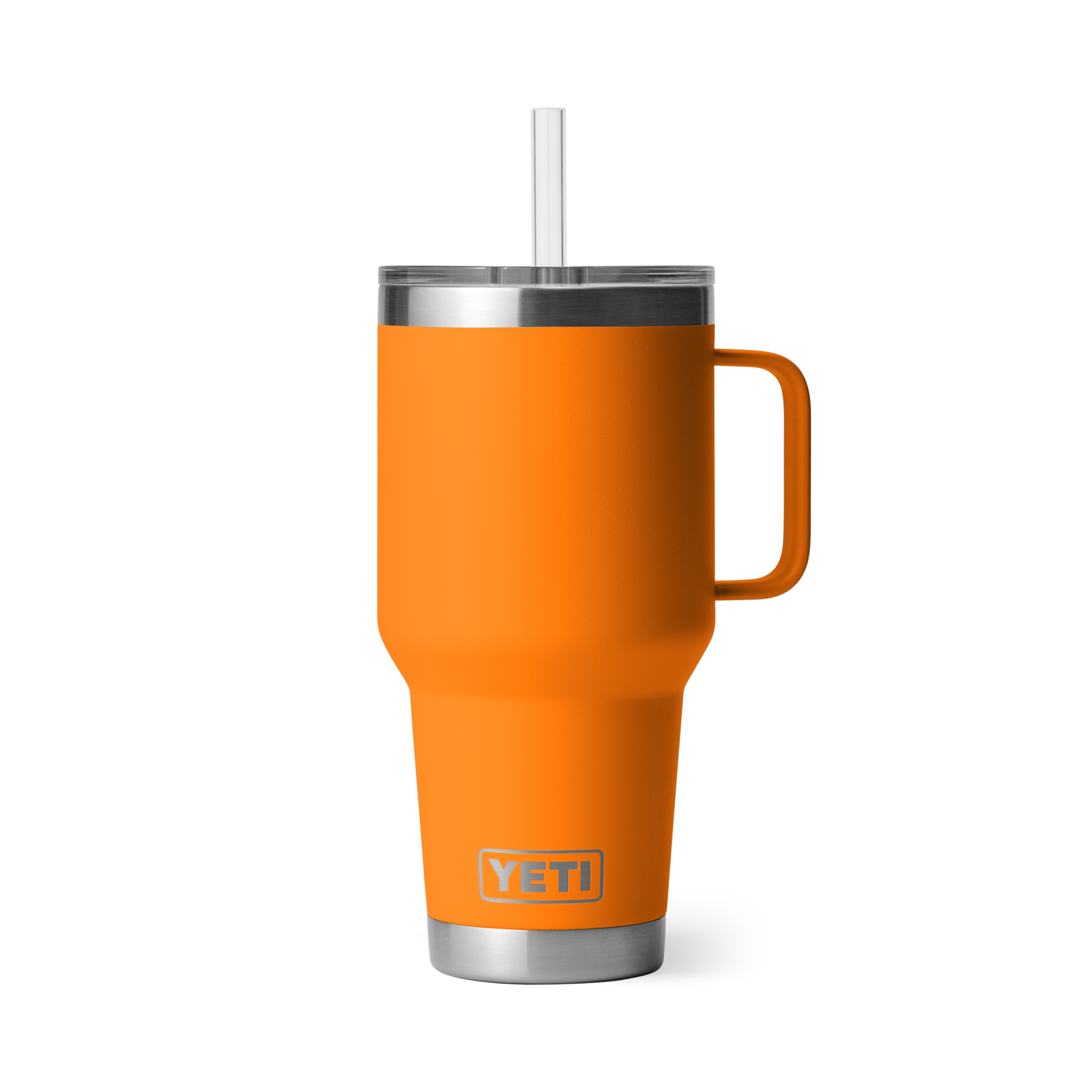 YETI RAMBLER 35OZ STRAW MUG W/ STRAW LID - KING CRAB ORANGE