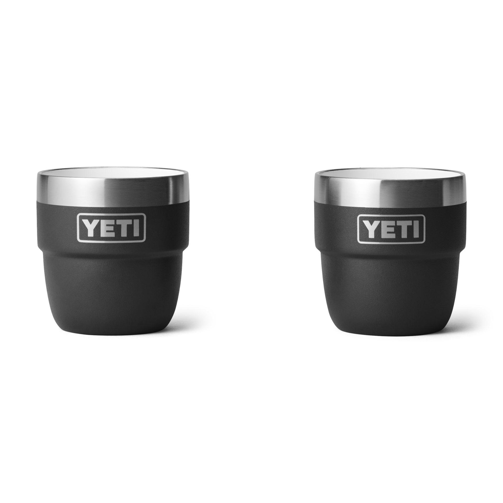 YETI RAMBLER 4OZ STACKABLE CUPS - BLACK (2PK)