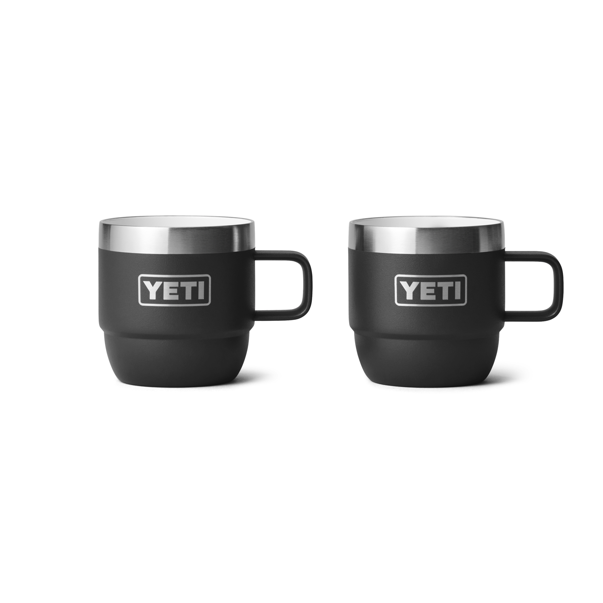 YETI RAMBLER 6OZ STACKABLE MUGS - BLACK (2PK)