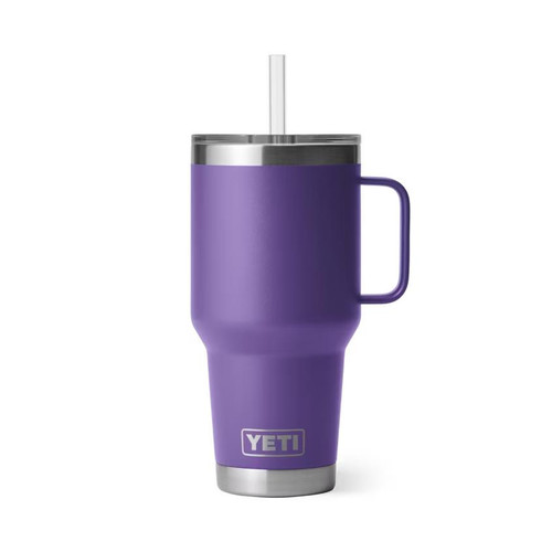 YETI RAMBLER 35OZ STRAW MUG W/ STRAW LID - PEAK PURPLE