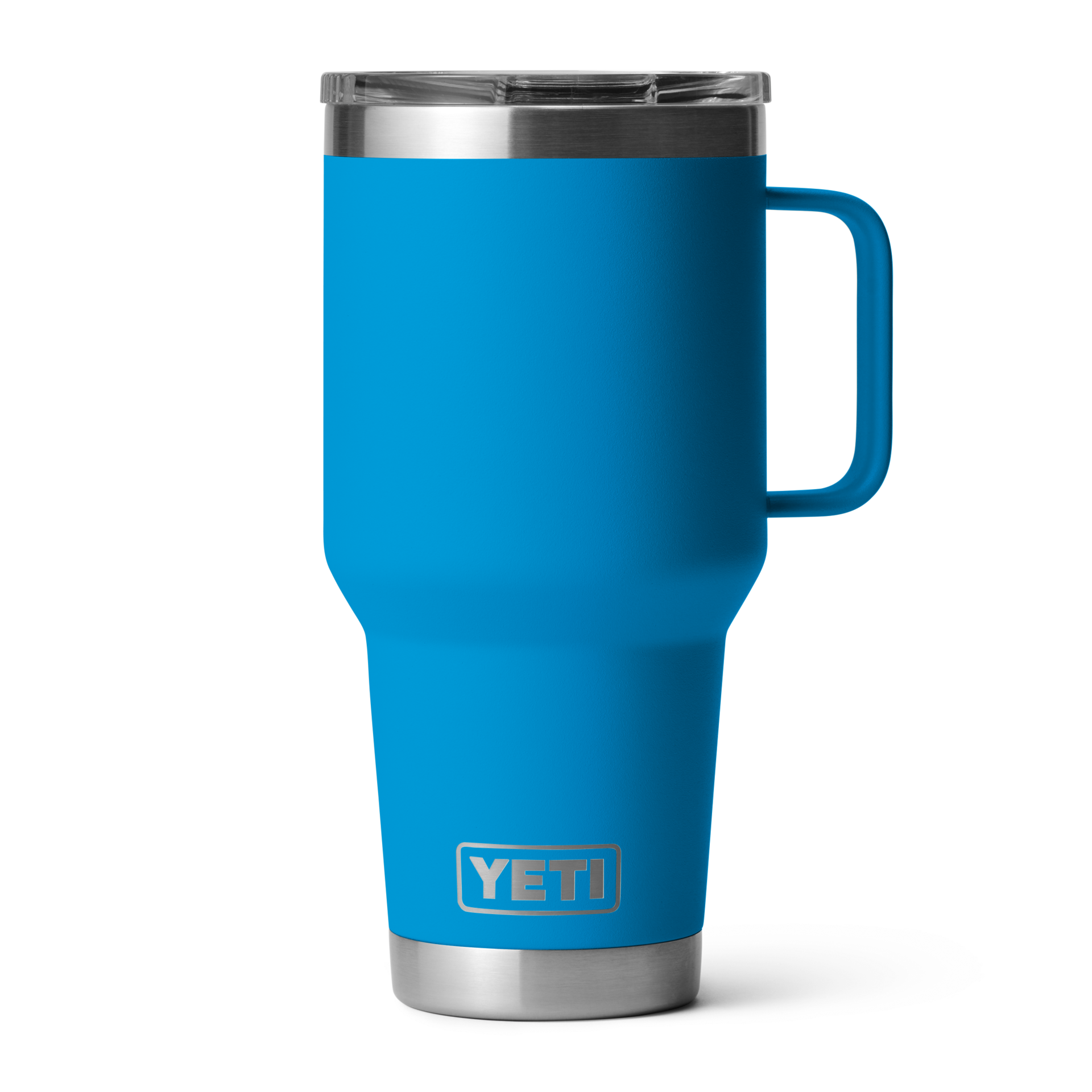 YETI RAMBLER 30OZ TRAVEL MUG W/ STRONGHOLD LID - BIG WAVE BLUE