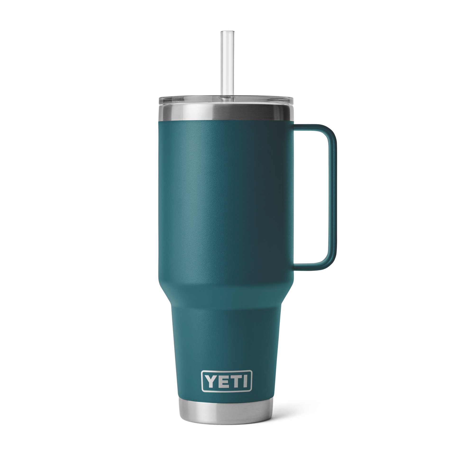 YETI RAMBLER 42OZ STRAW MUG W/ STRAW LID - AGAVE TEAL