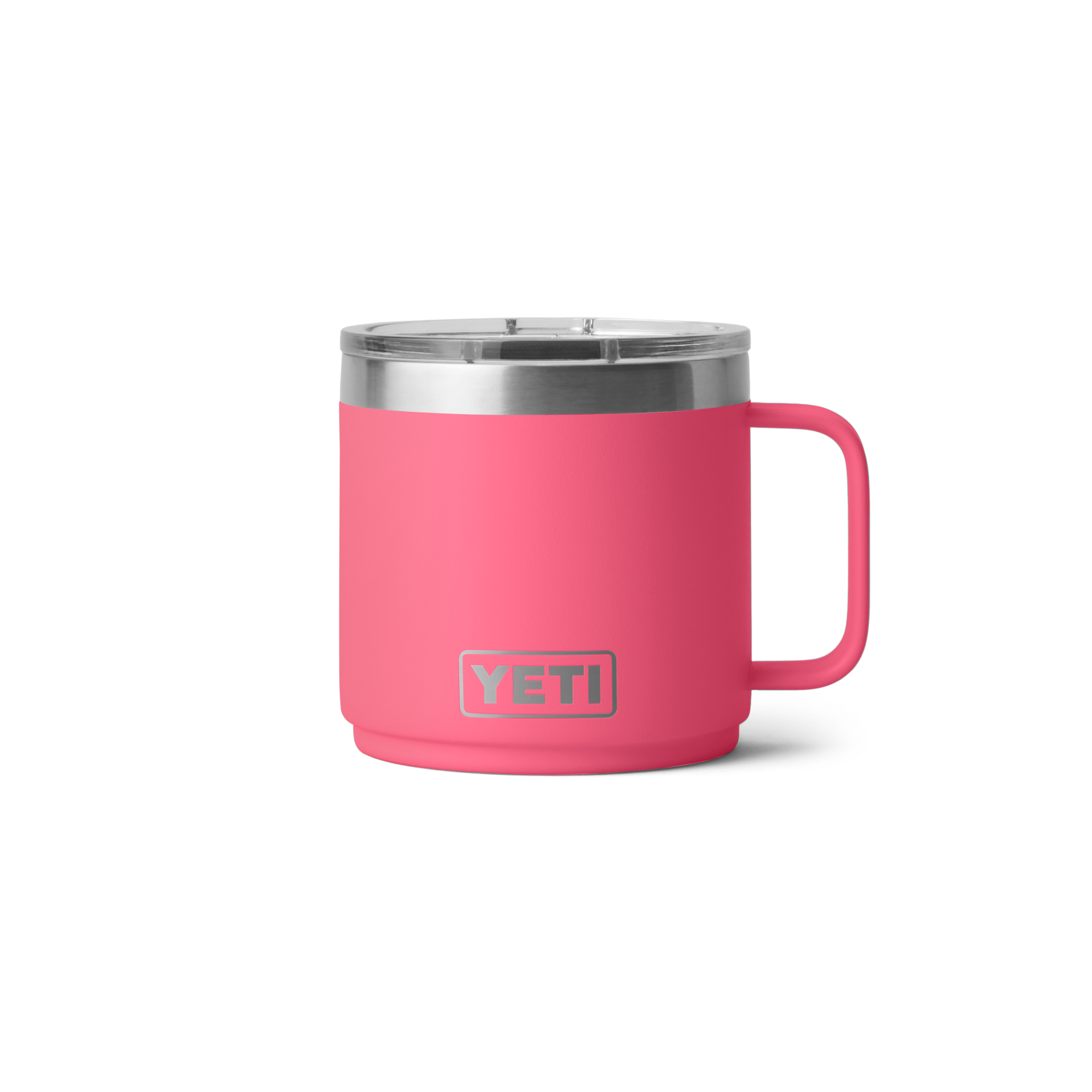 YETI RAMBLER 14OZ STACKABLE MUG W/ MAGSLIDER LID - TROPICAL PINK