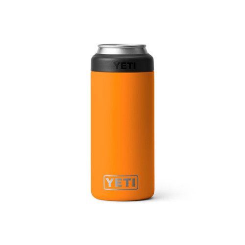 YETI RAMBLER 12OZ COLSTER SLIM CAN COOLER - KING GRAB ORANGE