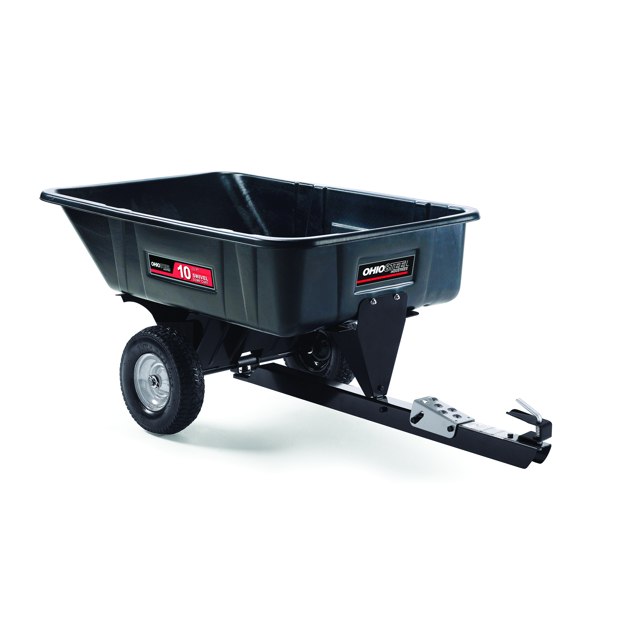 OHIO STEEL POLY SWIVEL DUMP CART (10 CU FT)