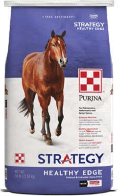 PURINA STRATEGY HEALTHY EDGE HORSE FEED 50LB