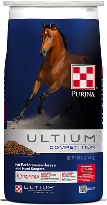 PURINA ULTIUM COMPETITION HORSE FEED 50LB