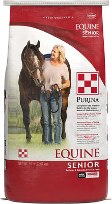 PURINA EQUINE SENIOR HORSE FEED 50LB
