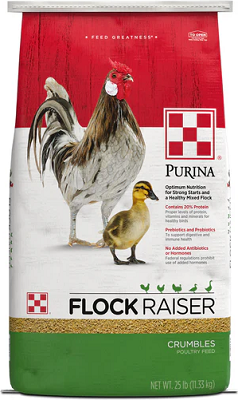 PURINA FLOCK RAISER CRUMBLES 50LB