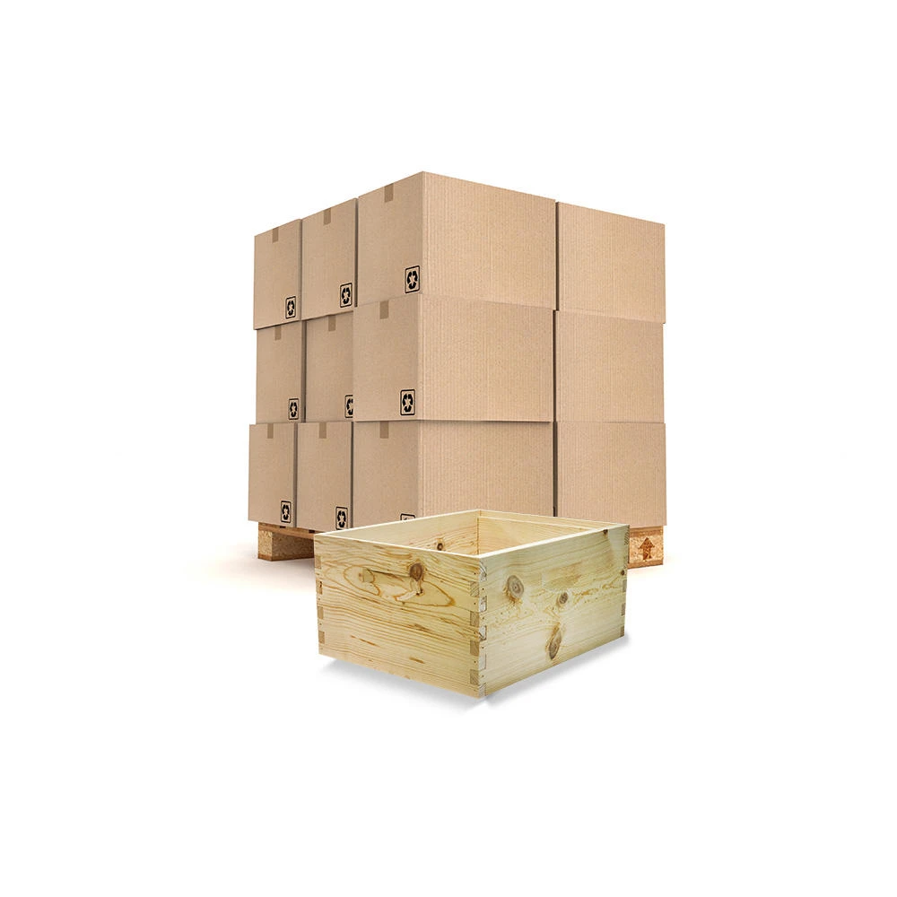 10-FRAME 9-5/8" BUDGET GRADE UNASSEMBLED HIVE BOX