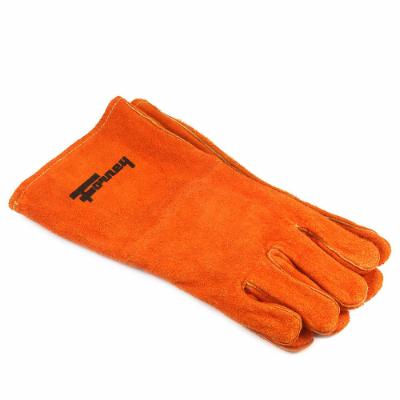 FORNEY RUSSET LEATHER WELDING GLOVES, SIZE L