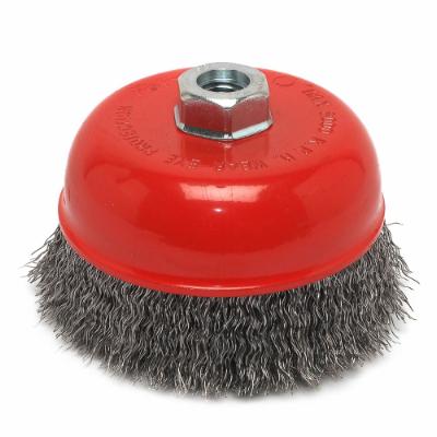 WIRE CUP BRUSH 5IN 5/8ARB