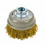 CUP BRUSH CRIMP 3"X.009"X5/8-11