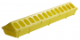 LITTLE GIANT YELLOW PLASTIC FLIP-TOP POULTRY FEEDER