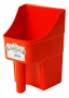 LITTLE GIANT RED PLASTIC ENCLOSED FEED SCOOP (3QT)