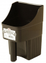 LITTLE GIANT BLACK PLASTIC ENCLOSED FEED SCOOP (3QT)