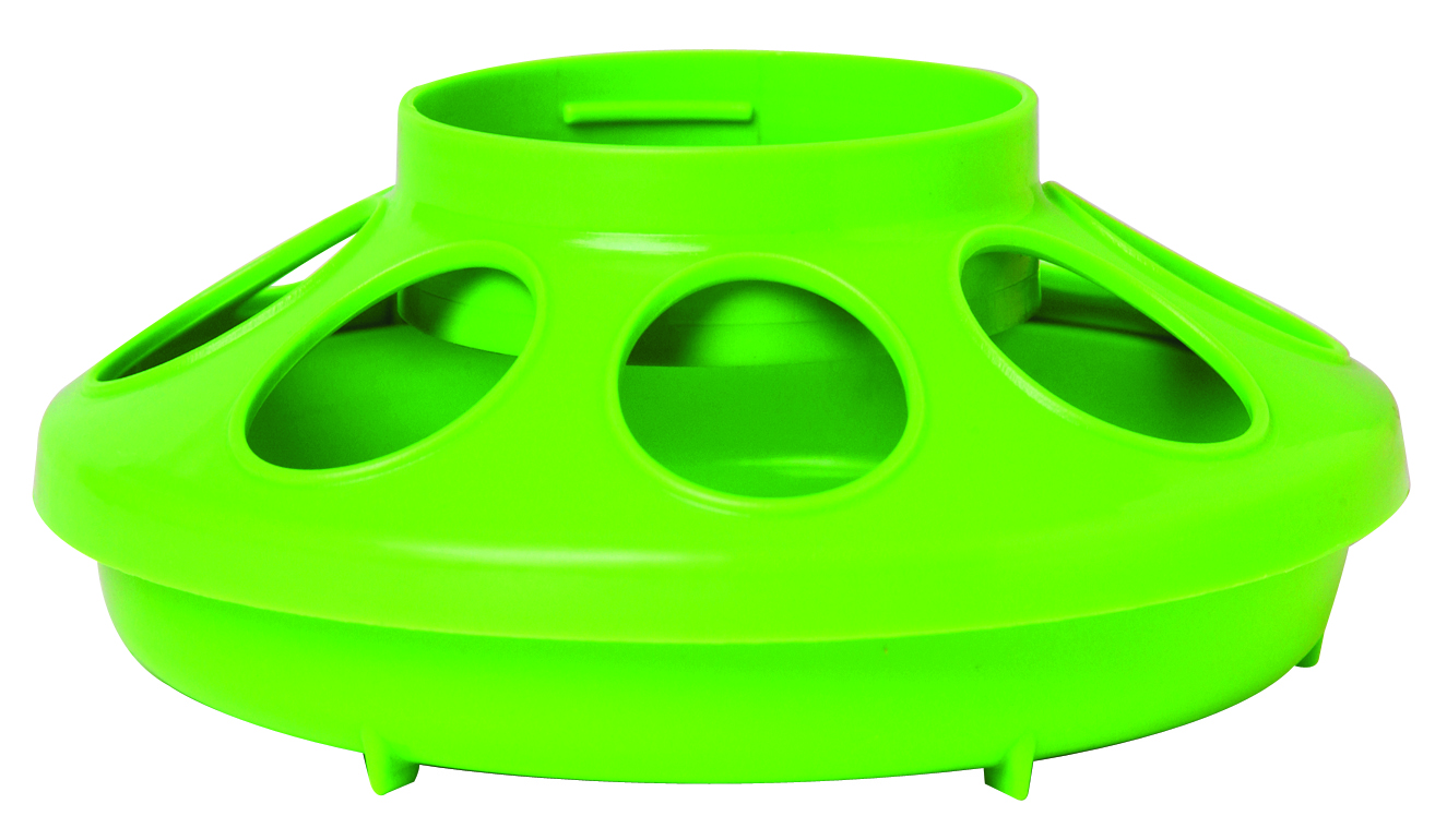 LITTLE GIANT LIME GREEN PLASTIC FEEDER BASE (1QT)