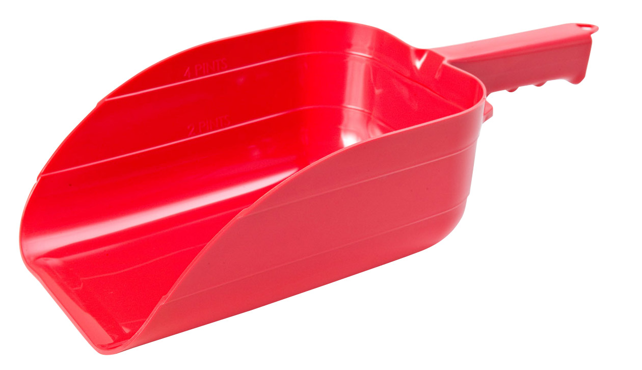 LITTLE GIANT RED FEED SCOOP (5PT)