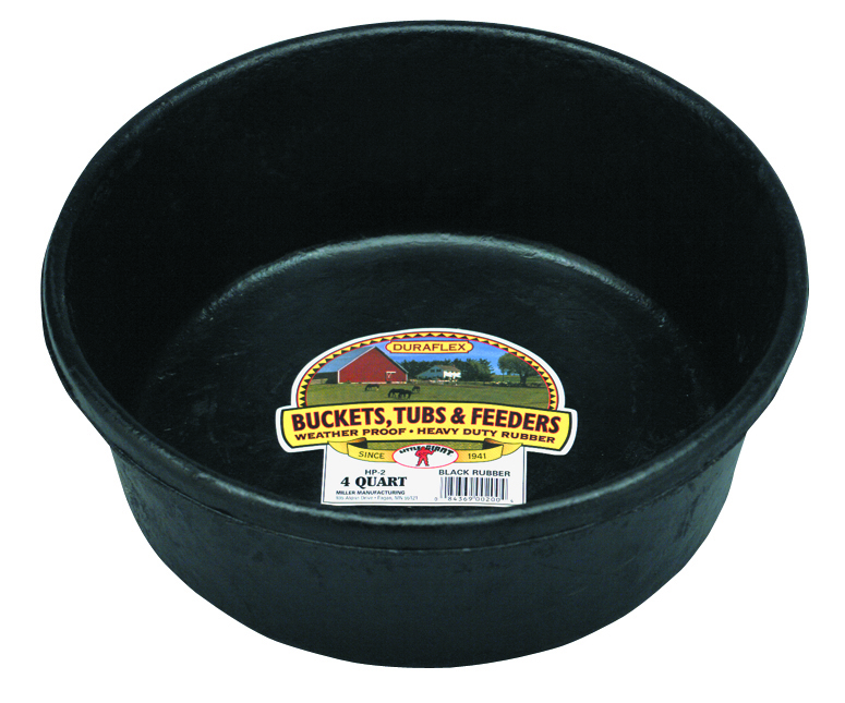 LITTLE GIANT RUBBER FEED PAN (4QT)