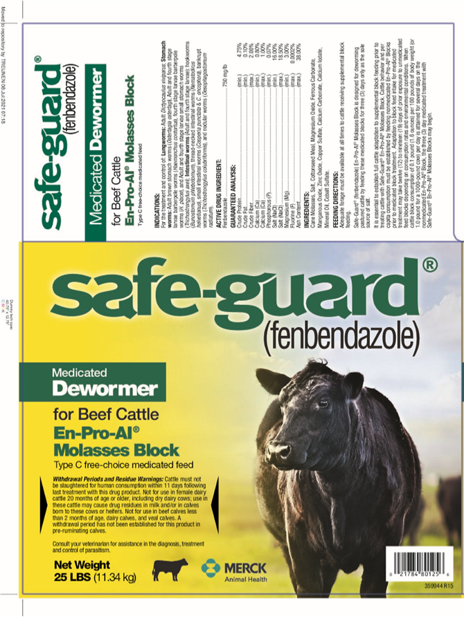 SAFEGUARD WORMER BLOCK (25LB)