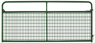 PRIEFERT 8' ECONOMY WIRE-FILLED GATE (GREEN)