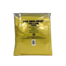 OB SLEEVE YELLOW 1.1MIL