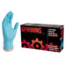 GLOVESWORKS NITRILE GLOVE LARGE