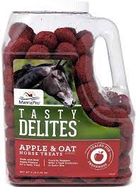 MANNA PRO TASTY DELIGHTS APPLE & OAT HORSE TREATS (3LB)