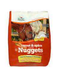 MANNA PRO CARROT & SPICE NUGGET HORSE TREATS (4LB)