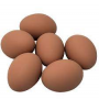 CERAMIC NEST EGG (BROWN)