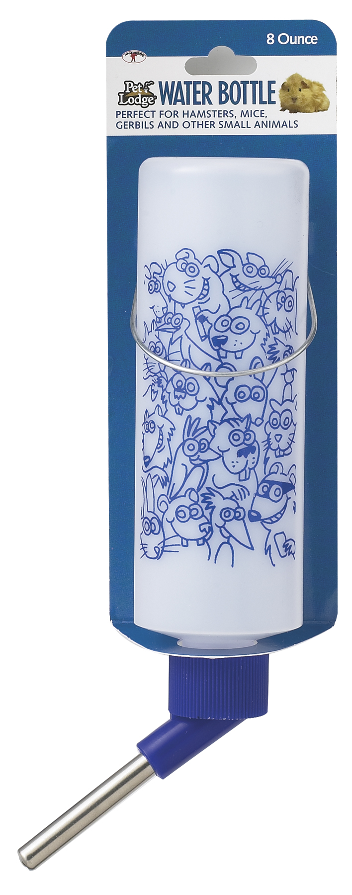 OPAQUE PLASTIC RABBIT WATER BOTTLE (8OZ)