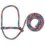 POLY ROPE SHEEP HALTER - BLUE/ORANGE/GRAY