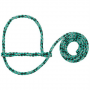 POLY ROPE SHEEP HALTER - MINT/BLACK/GRAY