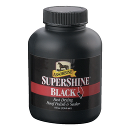 SUPERSHINE HOOF POLISH BLACK 8OZ