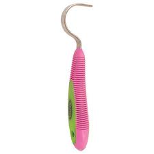 HOOF PICK PINK/LIME