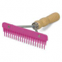 MINI FLUFFER COMB W/WOOD PINK