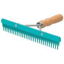 PLASTIC FLUFF COMB TEAL