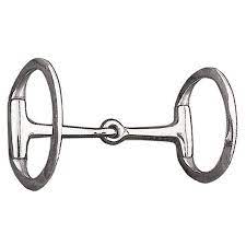 BIT SS 5" SOLID SNAFFLE 23/4