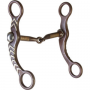 ANT BIT W/ COPPER INLAY SNAFFLE