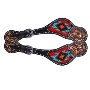 CHEYENNE BEADED SPUR STRAPS